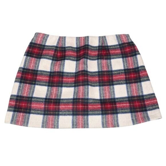 NWT ABERCROMBIE & FITCH Scarlett Wool Blend Mini Skort Size Large - Picture 5 of 5